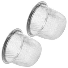 2Pcs Sturdy Stainless Steel Tea Filter Insert Perfect for Tea Pot and Home Use