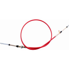 Transmission Shifter Cable 80833, 5ft, Compatible with B&M AF72-1002/BMM-80833, Heavy Duty, Red, 0.375" OD