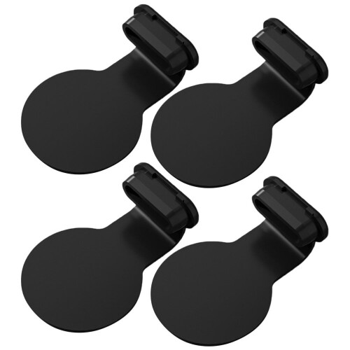Minkissy Type-C Dust Plugs Black Silicone 4Pcs