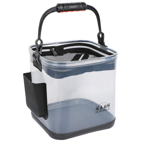 Transparent EVA Foldable Fishing Bucket S/L Cap. 2