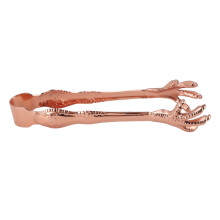 Ice Tongs Claw Design Stainless Steel Hand Polished Eagle Shape for Bars & Home