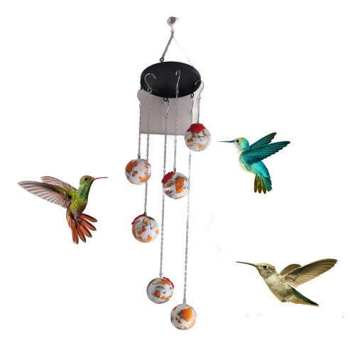 Wind Chime Bird Feeder - Decorative Hanging Feeder