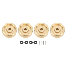 Voegt gewicht toe aan banden Messing zeskantige wieladapter RC Crawler auto upgrades Verlaagt zwaartepunt Verbetert voertuigprestaties Roestbestendig