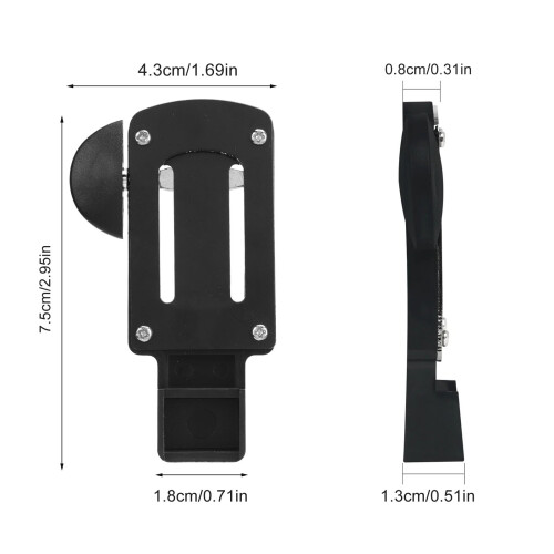 Alto Sax Reed Trimmer with Easy Knob | Precise, Portable Cutter 1