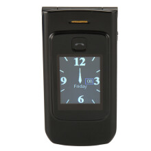 YEEMI K21+ 4G Klapphandy 2,6 Zoll Dual Screen 4800mAh Großer Knopf Schwarz
