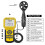 BTMETER Digital Anemometer, HVAC Tachometer, Wind Speed Meter, Measures Wind Speed Flow Temperature Air Flow Velocity CFM 6