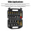 26pcs Drill Bit Set 260x170x65mm Plastic Box 6
