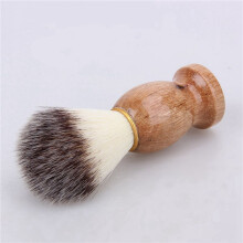 20Pcs Badger Hair Men'S Shaving Brush Salon Men Facial Beard Cleaning Appliance Shave Tool Brush with Wood Handle