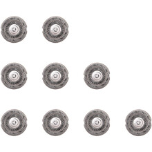 18 Pièces Lame de Rasoir ÉLectrique pour FR8 Rasage Tête de Rasoir Double Anneau Lame Accessoires de Remplacement
