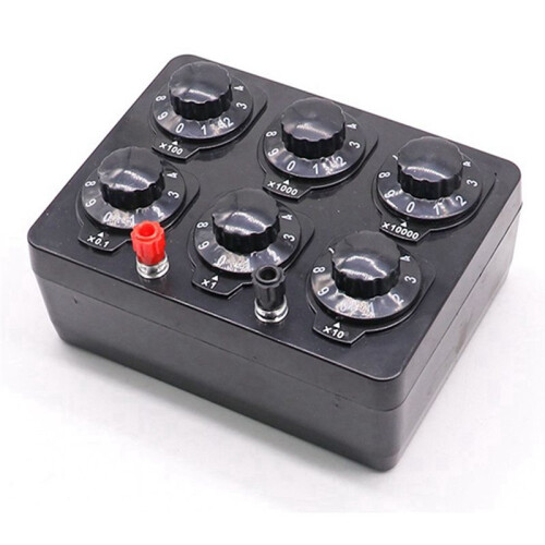 0-99999.9 Ohm Simple Resistance Box Precision Variable Decade Resistor Teaching Instrument Teaching Resistance Box 1