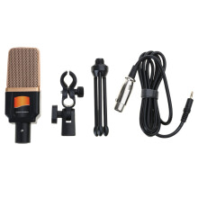 Professionell studioinspelningskondensatormikrofon med 3,5 mm för PC-laptop