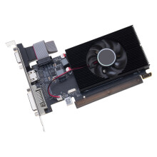 Cárta Grafaicí 2GB DDR3 64Bit Cárta Físe Grafaicí Ríomhaire PCIe 16X Lucht leanúna Bainistíochta Teirmeach 2GB don Oifig/Baile