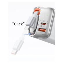 Caricabatterie con cavo di prolunga USB-C+C+A GaN da 67 W per notebook – Compatibile con Apple, Samsung, Lenovo e adattatore per auto