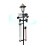 Solar-Wetterstation mit Regenmesser und Thermometer 1
