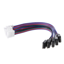 5 ks 15 cm 4-pinový 4-pinový 5050 3528LED predlžovací konektorový kábel