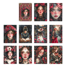 Antique Scrapbooking Paper 10x14cm Background Decoration 30