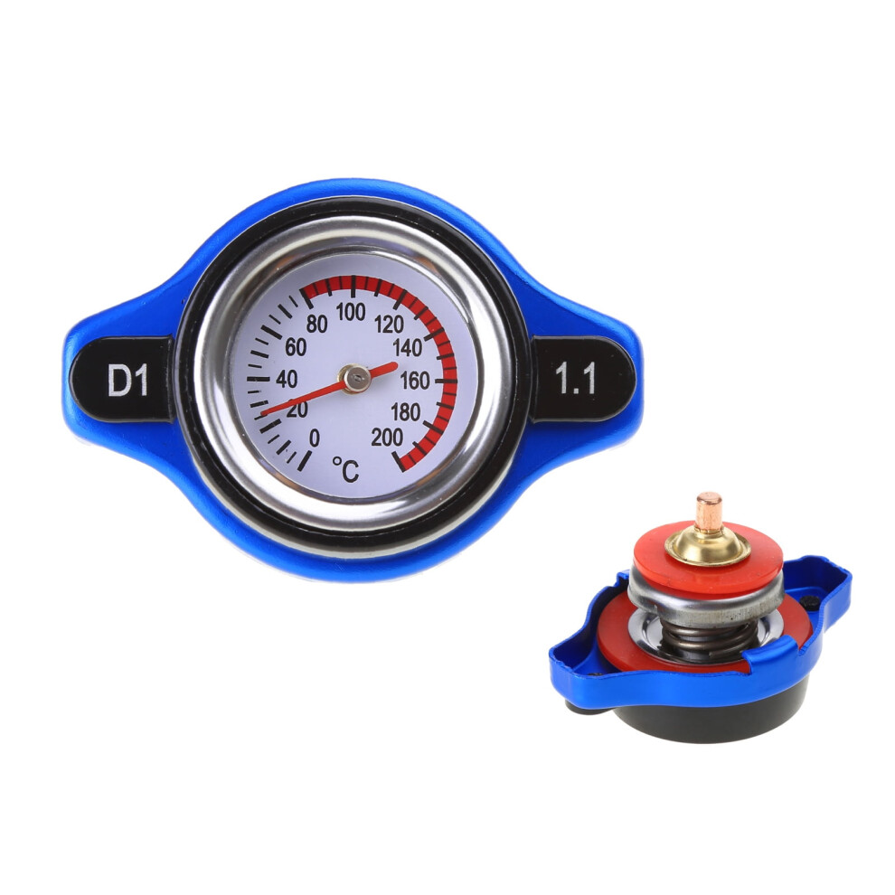 High Pressure Radiator Cap With Temperature Gauge 0.9 1.1 1.3 Radiator Cap For Car Motorcycle 9551475102306