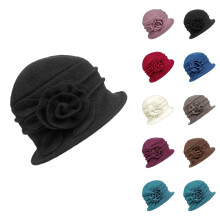 Waterdichte bucket hat voor dames - Sneldrogend, vintage bloemenprint