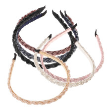 Diadema trenzada con cuentas TIFOR6pcs, accesorios para el cabello con perlas para mujer – Horquilla nupcial estilo coreano, compatible con todo