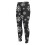 Dameslegging met kerstsneeuwvlokken en elastische tailleband. 1