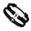 Pulseiras ajustáveis com cruz cristã, pacote com 2 unidades. 1