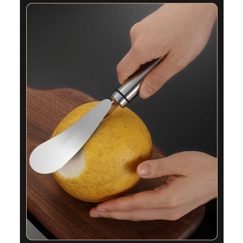 Αποφλοιωτής πορτοκαλιού Alloy1Pcs White Kitchen Gadgets, ανθεκτικός στη σκουριά φορητός