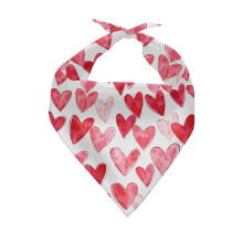 Valentinstag-Bandana-Set mit Herzmuster (6 Schals)