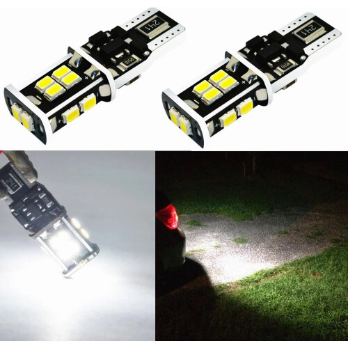 Φωτεινές λάμπες LED T15 912/921 για 3ο φως φρένων/πορτμπαγκάζ, καθαρό κόκκινο CHMSL –