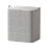 Grå non-woven foldbar opbevaringskasse med lynlås og låg 2 stk. 1
