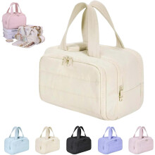 Toilettas voor dames, lichtgewicht, grote cosmetische organizer