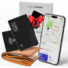 2026 Air Card Tag Wallet Card - 0.07in Slim, IP68, Works with Find My (iOS Only), Device for Wallet,, Luggage, Passport & Backpack