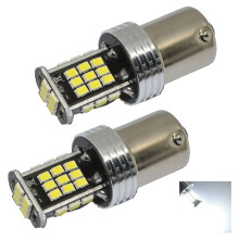 BA15S1156 Κόκκινες Λαμπτήρες LED 1000LM P21W για Φλας Αυτοκινήτου