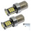 BA15S1156 Κόκκινες Λαμπτήρες LED 1000LM P21W για Φλας Αυτοκινήτου 1