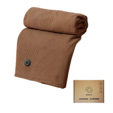 Heated Blanket Throw Brown Waffle Weave 3159 Inch