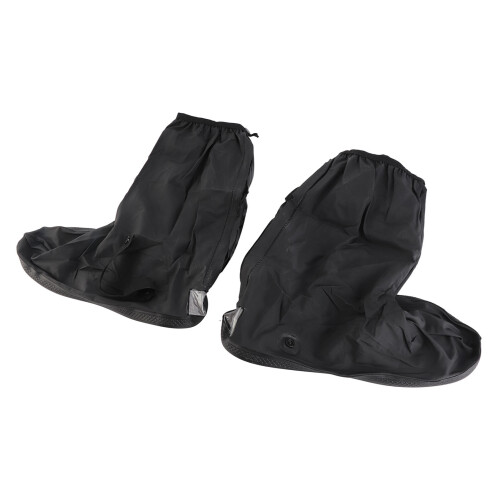 1 Pair PVC Foldable High Tube Rain Boot Covers