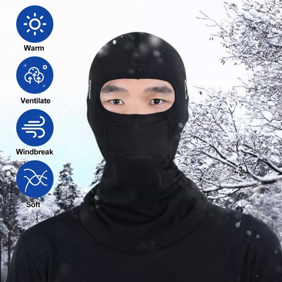 Balaclava Ski Mask, Winter Fleece Headwear Riding Hood For Men Women 9193271015222