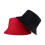 Damefiskerhat med flæsekant - Rød, One Size 1