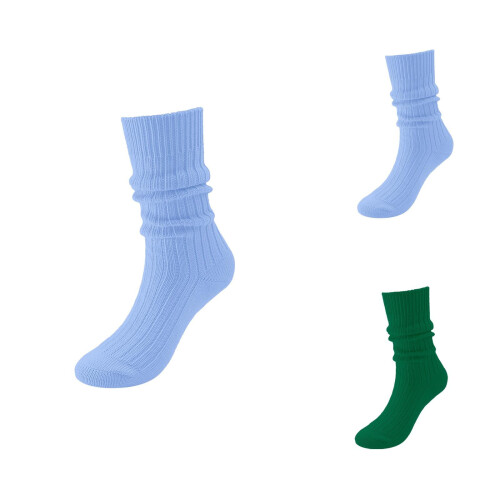 Unisex slouchy compression socks soft breathable knit