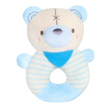 Sonaglio in peluche che si agita con la mano, con suoni rilassanti, adatto a bambini dai 3 ai 12 mesi. Gioco sensoriale e aiuto per il sonno.
