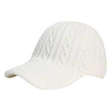 Strikket baseballcaps i bomullsblanding med justerbar snapback