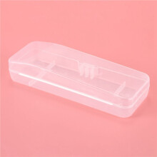 3 St Resa Dubbelkant Rakhyvel Förvaringslåda Herr Rakfodral Rakapparat Tillbehör Transparent Rakhyvelhållare Förvaring Reseplastfodral