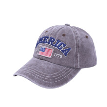 Vintage Patriotisk Baseballkasket Bomuld Justerbar Snapback