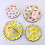 20Pcs Party Paper Plates Multi Color Fruit Design Premium Tableware 2