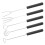 Chocolate Forks Stainless Steel 5 Pcs Black 1