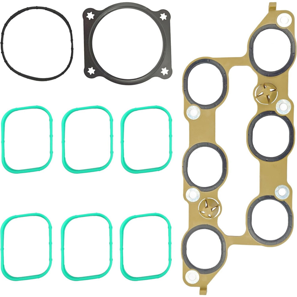 Ms972401 Intake Manifold Gasket Set Compatible With Chevy/Gmc/Buick/Cadillac 3.6L Lfx/Llt Dohc 9327961661561