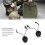 2PCS Nylon Headset Adapter Arc Rail Black 75g 4