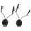 2PCS Nylon Headset Adapter Arc Rail Black 75g 10
