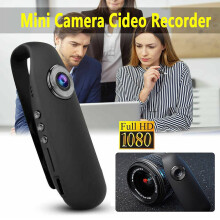 1080P Full Compact Mini Camera Portable Body Camera Night And Smart Recording Wearable Video Recording Body Worn Cam For Cycling (No Memory Card)