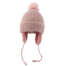 AWZXDE Kids Toddler Baby Unisex Print Toddler Winter Hat Autumn Winter Heart Neck Gaiter Knit Hat With Ear Protection Hats Pink