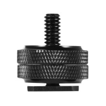 Camera Hot Shoe Mount Adapter 1/4 Screw Hot Shoe Adapter Flashes Shoe Mount for DSLR Camera Flashes Light Equipment